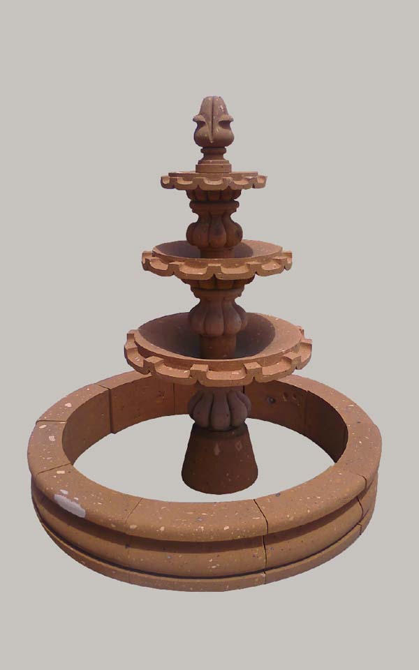 fuente estilo medieval