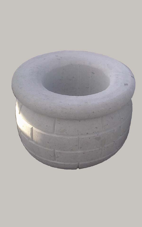 Maceta estilo barril